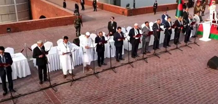 ৪৯ জন মন্ত্রী ও প্রতিমন্ত্রী হিসেবে শপথ নিলেন