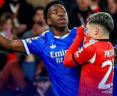 ভিনিসিয়ুসকে ‘বানর’ বলায় আর্জেন্টাইন ফরোয়ার্ড নিষিদ্ধ