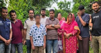 অবশেষে সপরিবারে আত্মগোপনে থাকা পিন্টুদাস পরিবারসহ উদ্ধার